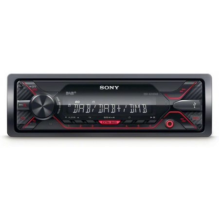 Multimediální Tuner Sony Dsx-A310dab/Aux/Usb/Ipod/Dab+ (Červený)