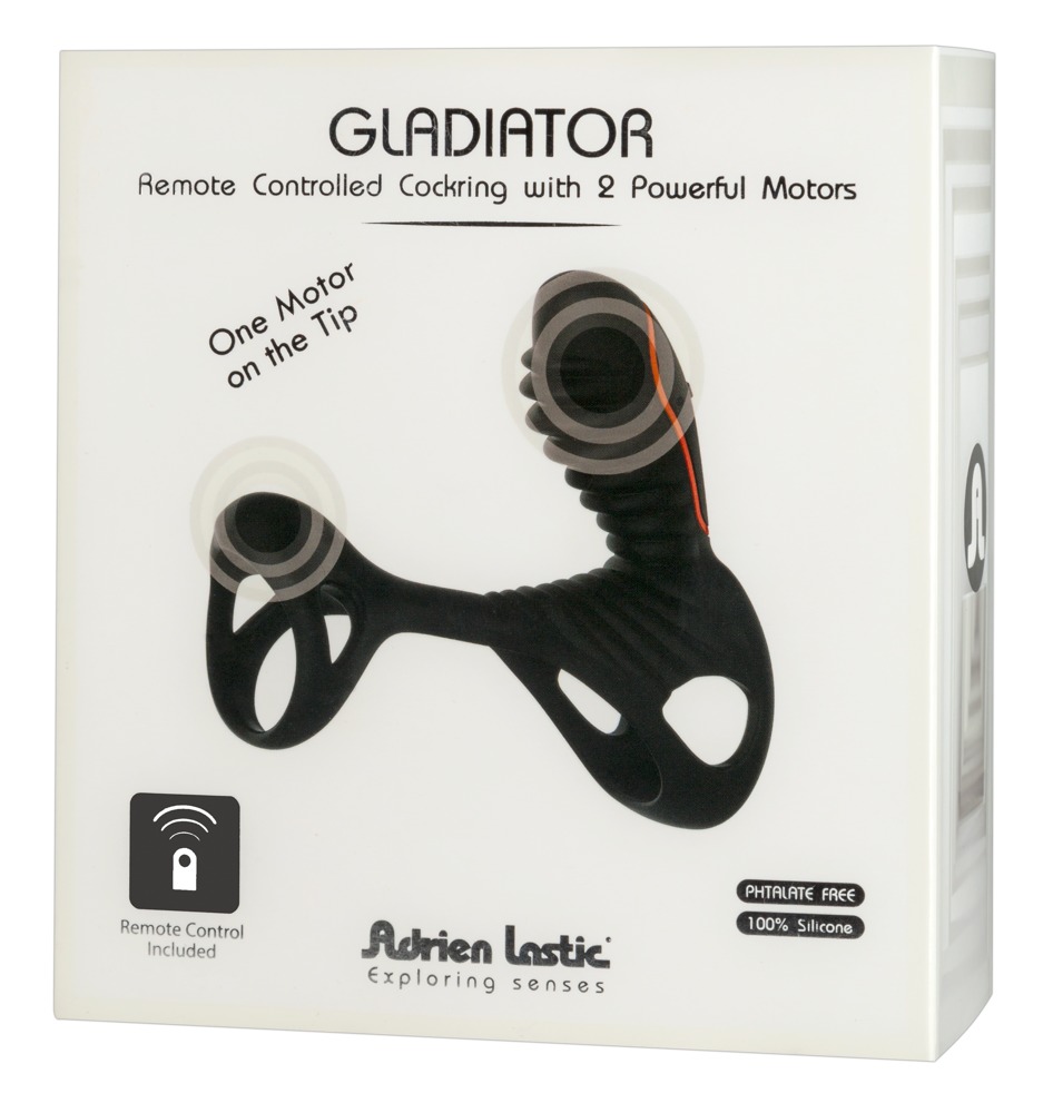 Kroužky Na Penis : Adrien Lastic Gladiator Dálkově Ovládaný Vibrační Kroužek Na Penis