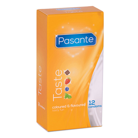 Kondomy S Příchutí Pasante - 12 Kondomů