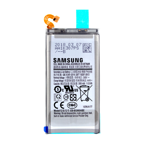 Samsung - Eb-Bg960aba - Lithium-Iontová Baterie - G960f Samsung Galaxy S9 - 3000mah