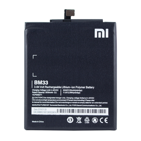 Xiaomi - Lithium-Iontová Polymerová Baterie - Bm33 - Xiaomi Mi 4i - 3000mah