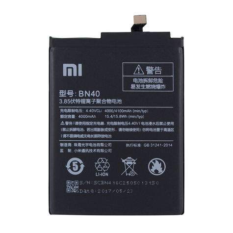 Xiaomi - Lithium-Iontová Baterie - Bn40 - Xiaomi Redmi 4 Prime/Pro - 4000mah