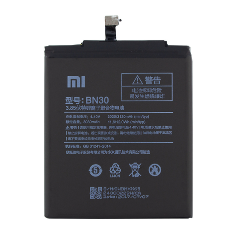 Xiaomi - Lithium-Iontová Baterie - Bn30 - Xiaomi Redmi 4a - 3030mah
