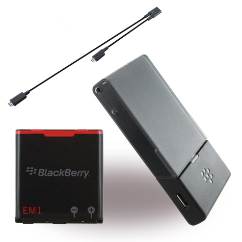 Blackberry - Acc-39461-101 - Sada Nabíječky + Baterie E-M1 - Curve 9350 , 9360, 9370