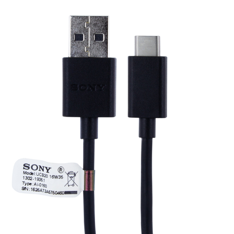 Sony - Ucb30 - Nabíjecí Kabel Usb Na Usb Typu C - 1 M - Černý