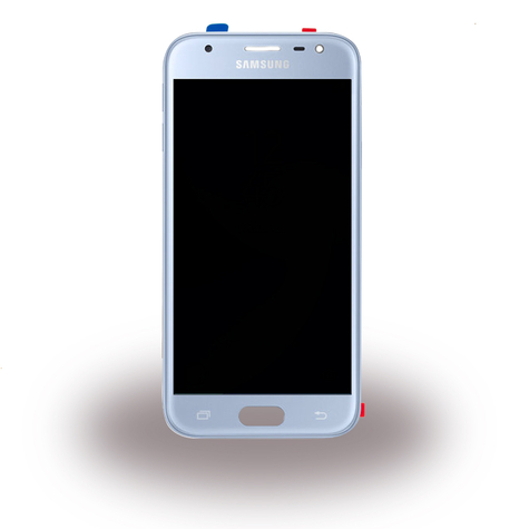 Samsung - J330f Galaxy J3 (2017) - Originální Náhradní Díl - Lcd Displej / Dotykové Sklo Stříbrný
