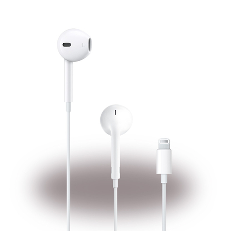 Apple - Mmtn2zm/A Earpods - Náhlavní Souprava / Sluchátka Do Uší - Konektor Lightning - Bílá