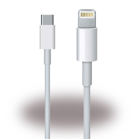 Apple - Mk0x2zm/A - 1m Datový Kabel / Nabíjecí Kabel Usb Typu C - Iphone 8, 7, 7+, 6s, 6s+ - Bílý