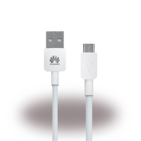 Huawei - Nabíjecí / Datový Kabel - Micro Usb - 1m - Bílý