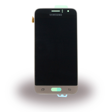 Samsung J120f Galaxy J1 (2016) - Originální Náhradní Díl - Lcd Displej / Dotykové Sklo - Zlatý