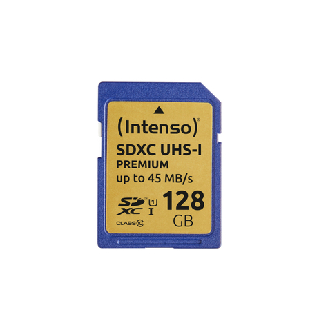 Paměťová Karta Intenso Secure Digital Card Sd Class 10 Uhs-I 128 Gb