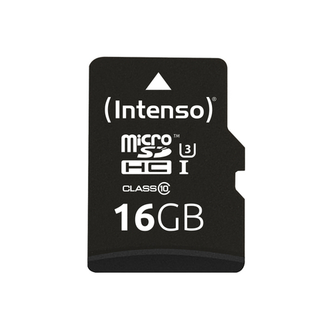 Paměťová Karta Intenso Secure Digital Card Micro Sd Uhs-I Professional 16 Gb