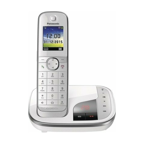 Panasonic Kx-Tgj320gw Bezdrátový Telefon Dect Se Záznamníkem, Bílý