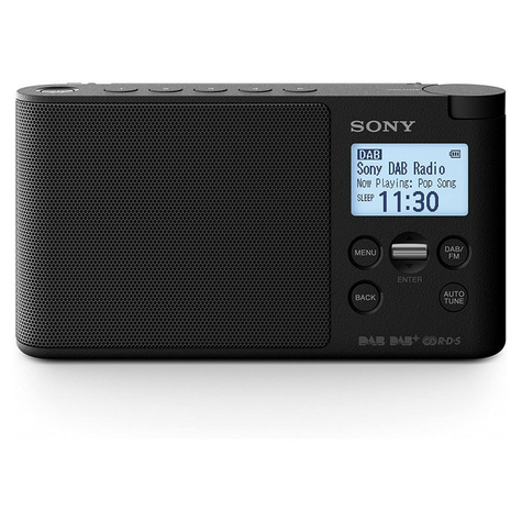 Rádio Sony Xdr-P1dbp Dab+, Černé