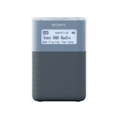 Sony Xdr-V20dl, Přenosný Radiobudík Dab/Dab+ S Reproduktorem, Modrý