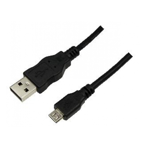 Logilink Micro Usb Cable 1.00 M Black, In Polybag