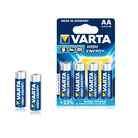 Varta High Energy Aa Mignon Batterien Ai-Mn 2600 Mah 1,5v 4er-Pack