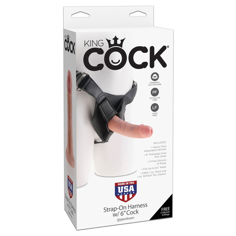 King Cock Strap-On 6inch