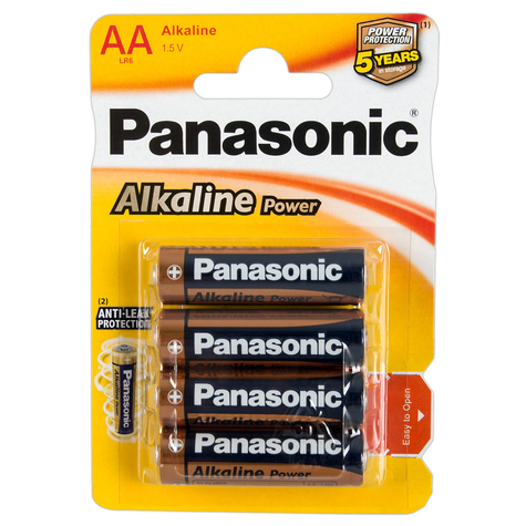 Panasonic Alkalické Baterie 4ks
