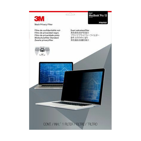 3m Pfnap007 Standardní Filtr Ochrany Soukromí Pro Apple Macbook Pro 13" 7100115681