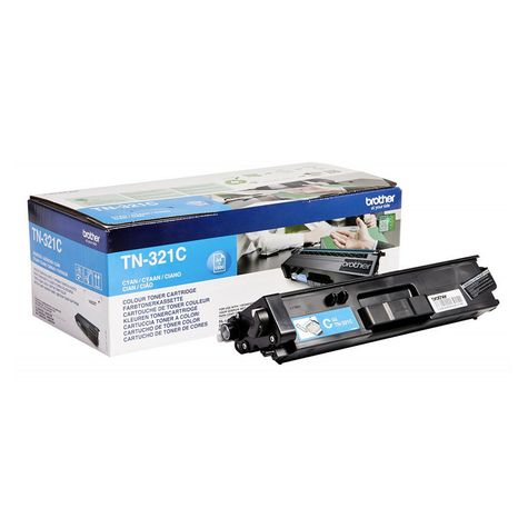 Brother Tn-321c Toner Cyan 1,500 Pages