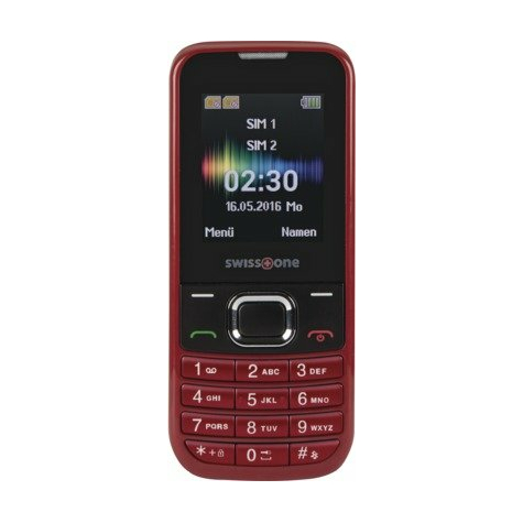 Mobilní Telefon Swisstone Sc 230 Dual Sim Červený Gsm