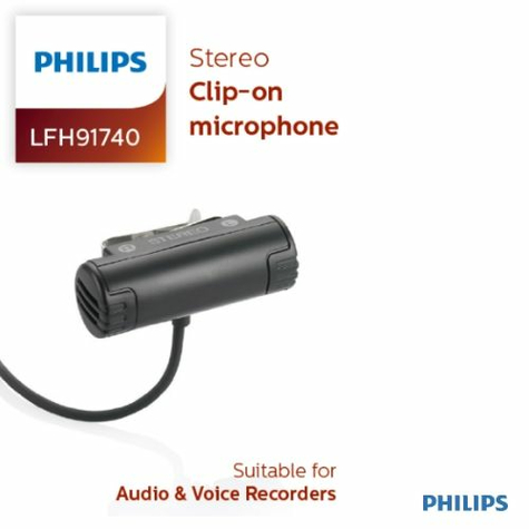 Stereofonní Mikrofon S Klipem Philips Lfh 91740