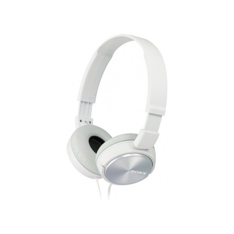 Sluchátka Do Uší Sony Mdr-Zx310w - Bílá