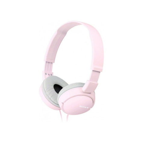 Sluchátka Do Uší Sony Mdr-Zx110ap - Funkce Náhlavní Soupravy Skládací Růžová