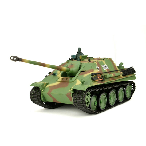 Rc Tank Jagdpanther Heng Long 1:16 S Kouřem A Zvukem A Kovovou Převodovkou -2,4ghz