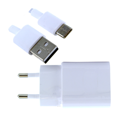 Huawei Hw050200e01 Charger + Data Cable Usb Typc White