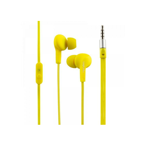 Sluchátka Do Uší Logilink Sports-Fit Neon Yellow