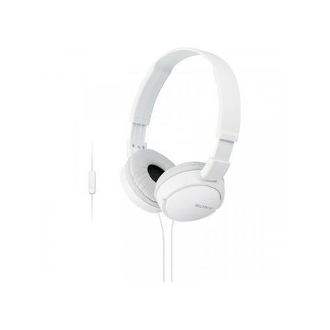 Sony Mdr-Zx110apw Sluchátka Základní Úrovně S Funkcí Náhlavní Soupravy, Bílá
