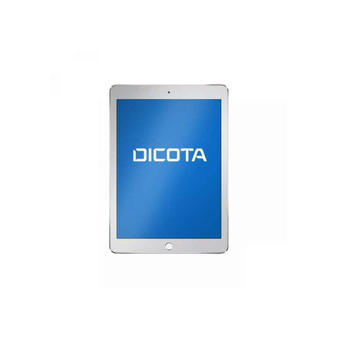 Dicota Secret Premium 4-Cestný - Filtr Soukromí - Pro Apple 12,9palcový Ipad Pro D31159