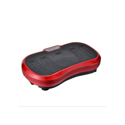Vibrační Deska Fitness Body Power Max 67 Cm (Červená)