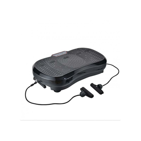 Vibrační Deska Fitness Body Power Max 67 Cm (Černá)