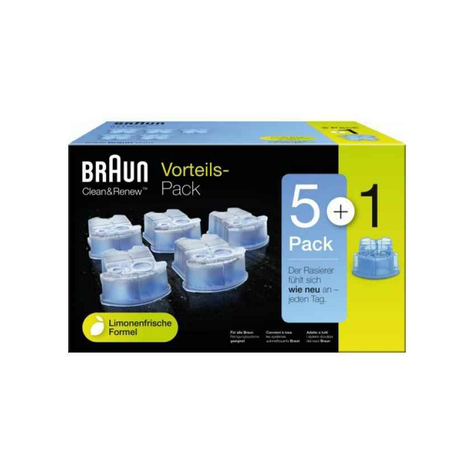 Braun Clean&Renew Cc System Cleaning Cartridges - Promo Pack 5+1