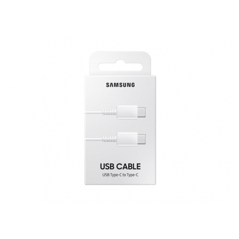 Kabel Samsung Usb Type-C Na Usb Type-C, 1 M, 60w, Bílý