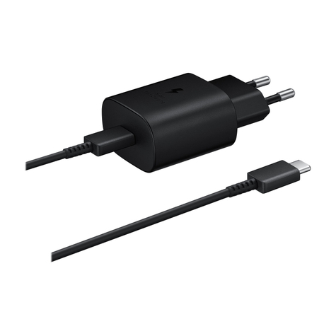 Samsung Fast Charger, Usb Type-C, 25w, 1 M, Black