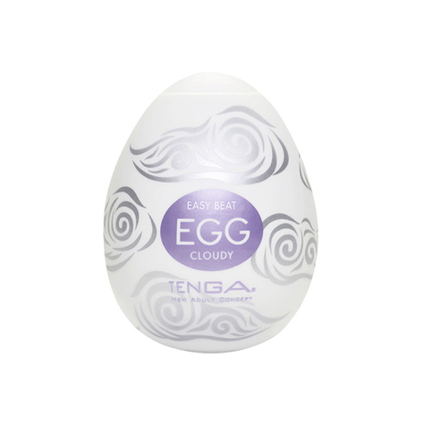 Tenga Egg-Cloudy White/Chrome Os