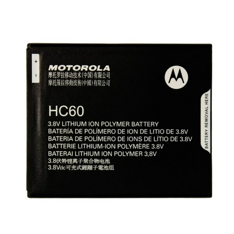 Motorola - Hc60 - Polymerová Baterie Moto C Plus Xt1721, Xt1723, Xt1724, Xt1725, Xt1726 - 4000mah - Lithium-Iontová Polymerová Baterie - Baterie