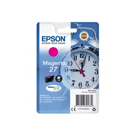 Inkoustový Budík Epson Magenta C13t27034012 | Epson - C13t27034012