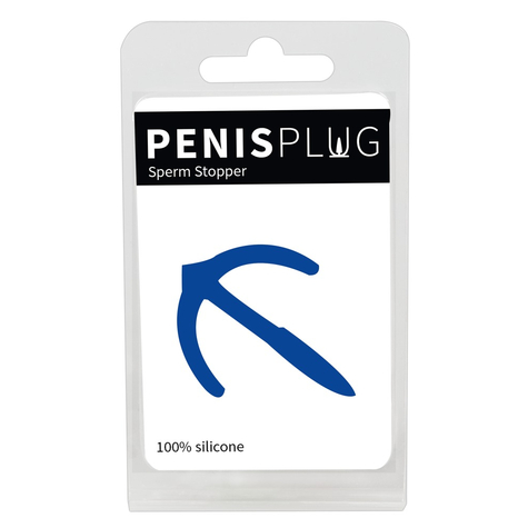 Penis Plug Kotva Modrá