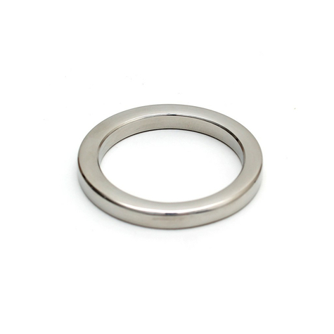 Rimba Stainless Steel Solid Cockring. 0.5 Cm. Wide