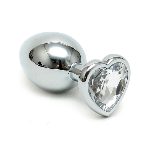 Rimba Butt Plug Small With Heartshaped Cristal (Unisex)