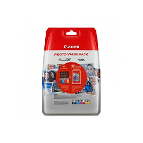 Canon Cartridge Cli-551 Xl Photo Value Pack 4-Pack 6443b006
