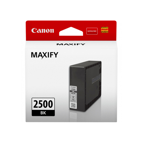 Canon Pgi-2500bk - Originální - Inkoust Na Bázi Pigmužitu - Černý - Canon - Maxify Mb5350 Maxify Mb5150 Maxify Mb5455 Maxify Mb5450 Maxify Mb5050 Maxify Mb5155 Maxify Ib4050... 29,1 Ml