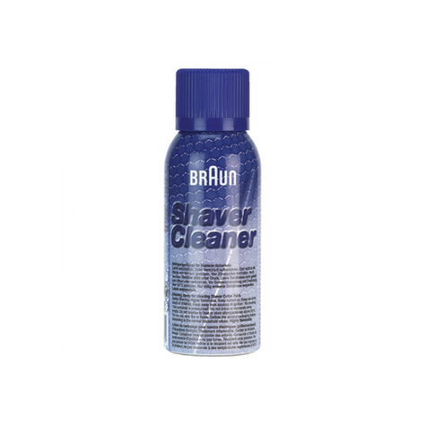 Braun Shaver Cleaner - Čisticí Sprej Pro Holicí Strojky