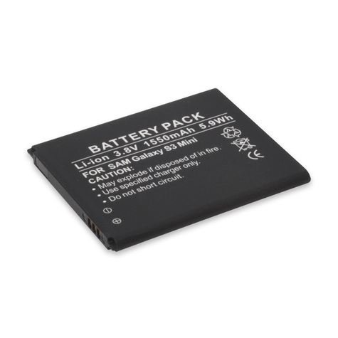 Ansmann Battery For Mobile Phone Li-Ion 1500 Mah - For Samsung Galaxy S Iii Mini