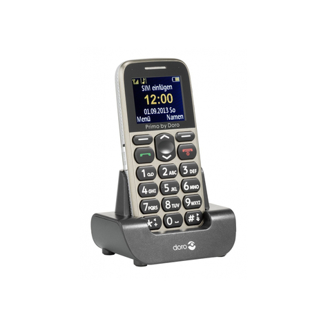 Doro Primo 215 - Bar - Single Sim - 4,32 Cm (1,7 Palce) - Bluetooth - 1000 Mah - Béžová